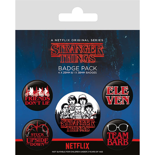 Stranger Things Badge Pack