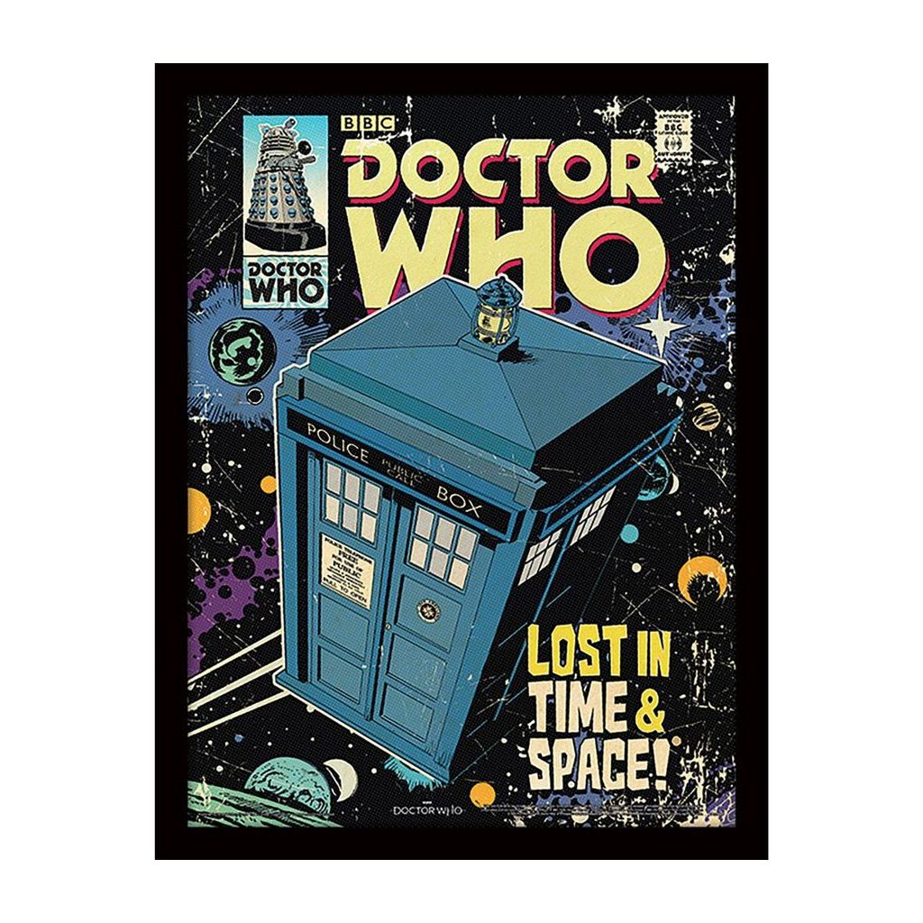 Doctor Who Framed Print