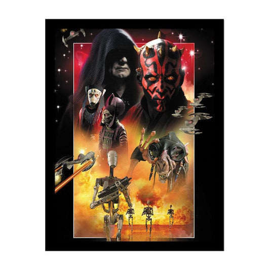 Star Wars Villains Framed Print