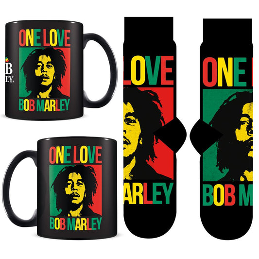 Bob Marley Sock and Mug Gift Set