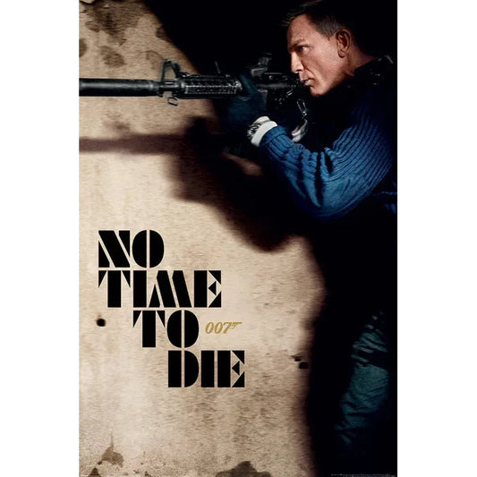 James Bond No Time To Die Rifle Poster