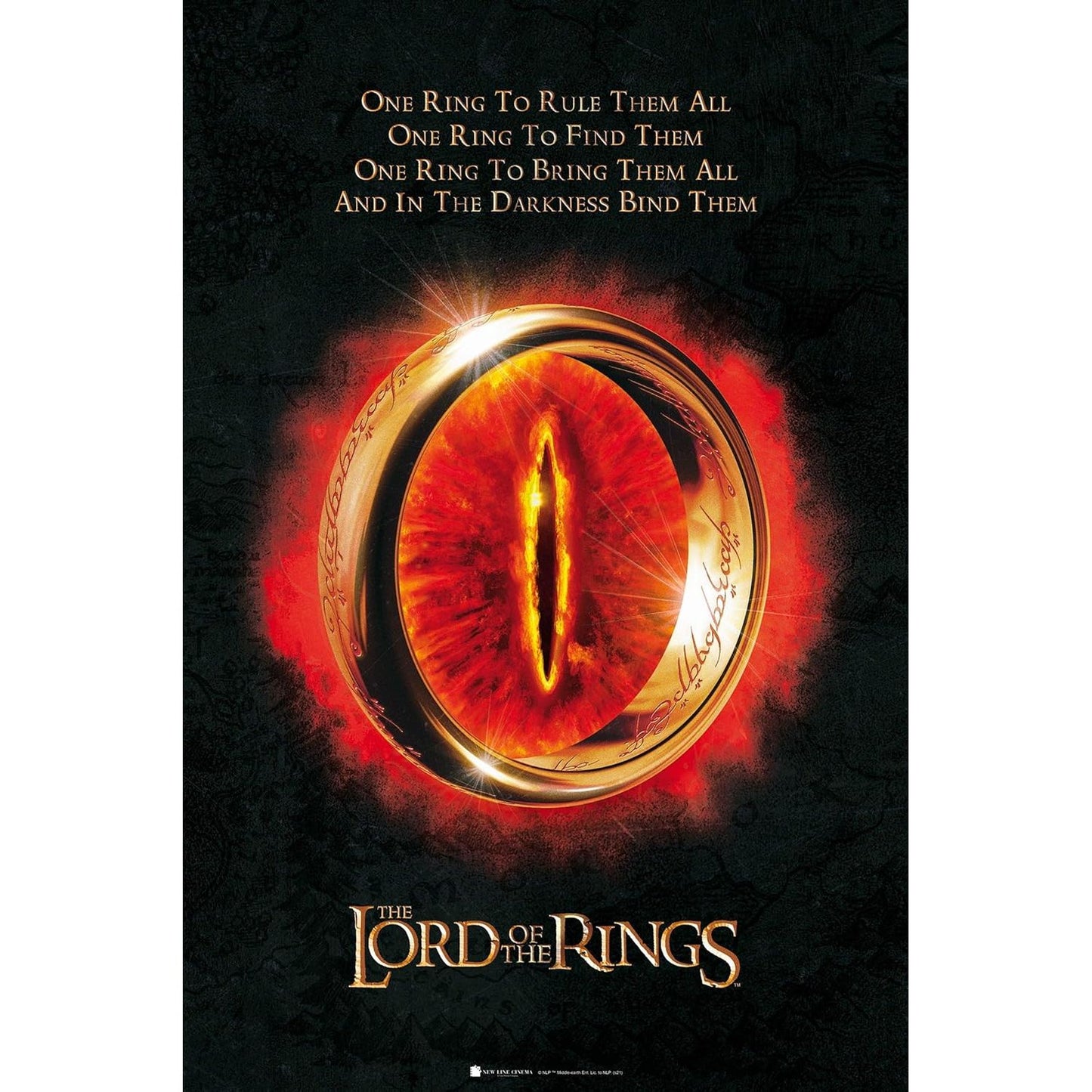 Lord Of The Rings 'The One Ring' Poster