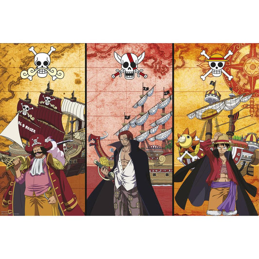 One Piece Captains & Boats Poster