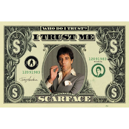 Scarface Who do I trust Poster