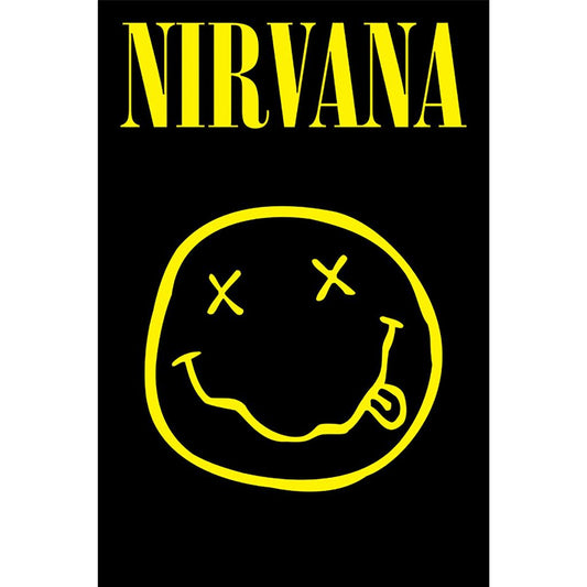 Nirvana Smiley Poster