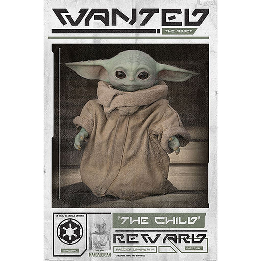 Star Wars The Child Wanted Poster