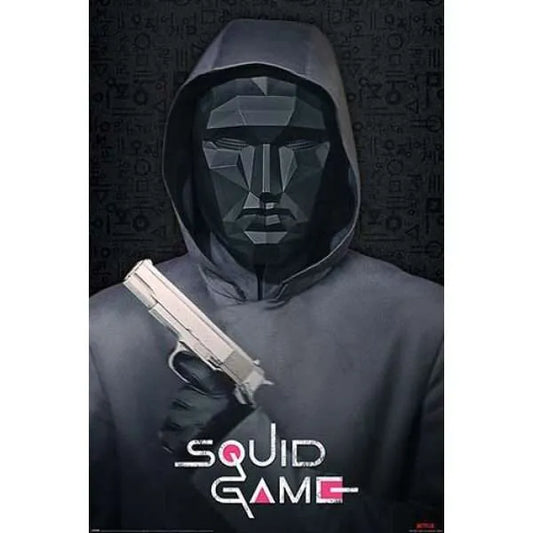 Squid Games Mask Poster