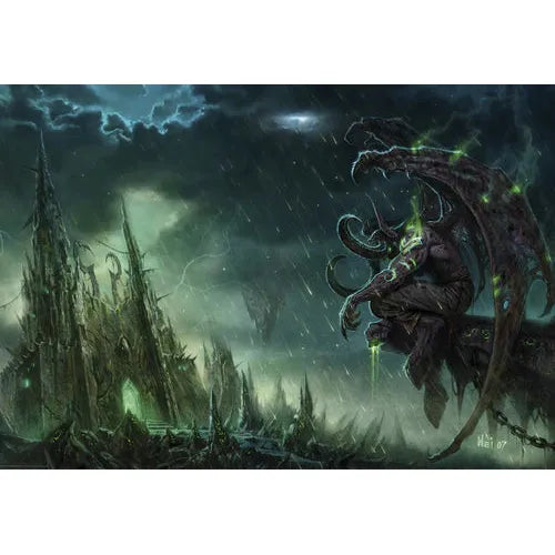 World of Warcraft Illidan Stormrage Poster