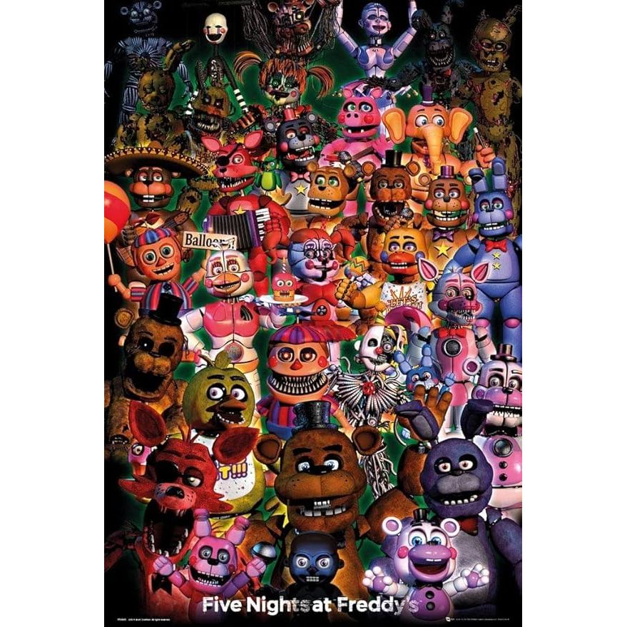 Five Nights At Freddys Ultimate Group Poster