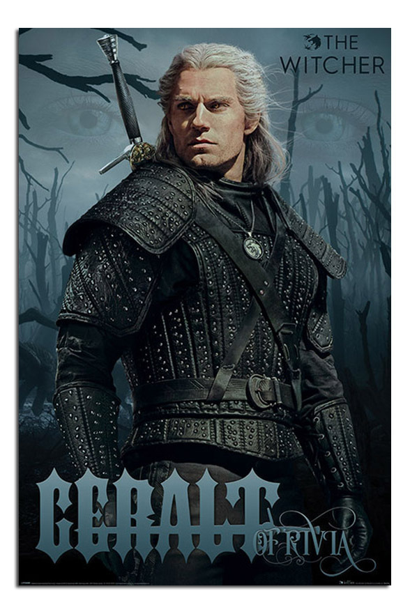  POSTER STOP ONLINE The Witcher - Netflix TV Show Poster (Teaser  - Geralt Of Rivia - Ocean) (Size 24 x 36): Posters & Prints