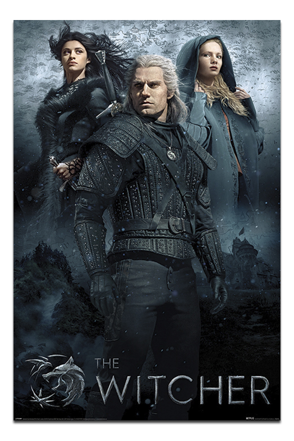  POSTER STOP ONLINE The Witcher - Netflix TV Show Poster (Teaser  - Geralt Of Rivia - Ocean) (Size 24 x 36): Posters & Prints