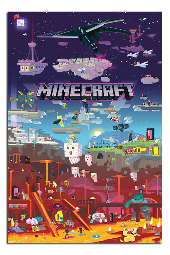 minecraft world beyond poster