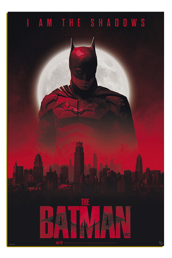 The Batman - Movie Poster (Red/Rays of Light) (Size: 24 x 36)