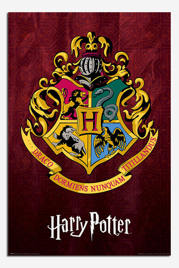 Harry Potter Hogwarts School List Poster