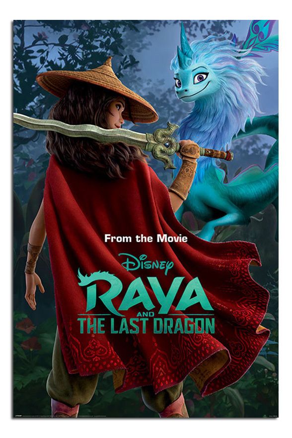 Raya And The Last Dragon Warrior Poster