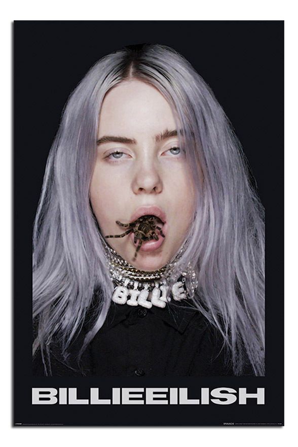 Billie Eilish Spider Mouth Poster